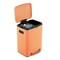 Happimess Marco Rectangular 10.6-Gallon Double Bucket Trash Can with Soft-Close Lid, Carrot Cake HPM1005K - alternate 7