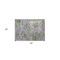 Homeroots 2' X 3' Green and Purple Abstract Washable Non Skid Indoor Outdoor Area Rug 564269 - alternate 7