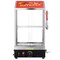 Vevor Commercial Hot Dog Steamer 2-Tier Electric Bun Warmer 39QT Slide Doors NB-RGG-001X - alternate 1