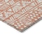 Homeroots 5' X 8' Coral And Ivory Southwestern Washable Indoor Outdoor Area Rug 594161 - alternate 7