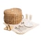 Picnic Time Family Of Brands Heart Picnic Basket, Antique White 329-35-190-000-0 - alternate 7