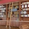 Quiet Glide 9.92 ft. Red Oak Contemporary Wheel Satin Nickel Rolling Hook Removable Ladder, 12 ft. Rail QG.540-10RO-12-H.02 - alternate 1