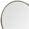 Homeroots 47" Gold Round Metal Framed Accent Mirror 376411 - alternate 8
