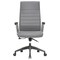 Leisuremod Hilton High-Back Leather Office Chair, Grey HO20GRL - alternate 10