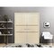 Sartodoors Solid French Double Doors, Planum 0014 Natural Veneer and Aluminum Strips, Wood Solid Panel Frame T PLANUM0014DD-SHP-48 - alternate 6