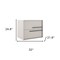 Homeroots 32" Tan Wood Floating Bathroom Vanity With White Sink And Two Drawers 624094 - alternate 3
