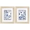 Homeroots Set Of Two Indigo Song Gold Framed Print Wall Art, 2PK 521525 - alternate 1