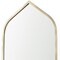 Homeroots 48" Gold Metal Arch Accent Mirror 607268 - alternate 4