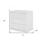 Homeroots 31 X 20 X 30 White Double Dresser Extension 370685 - alternate 6