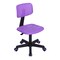 Homeroots Purple and Black Adjustable Height Swivel Rolling Office Chair 568078 - alternate 7