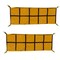 Mytee Products 2 inx122.5 in Pallet Rack Safety Nets for 10 ft Pallet Racking Bays 800 lbs WLL, 2PK PLTNET-3251225x2 - alternate 1