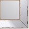 Homeroots 12" Square Wall Mounted Vintage Style Glass Frame Accent Mirror 484978 - alternate 6