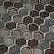 Apollo Tile Gray 10.8 in x 11.5 in Glass Glossy, Matte Floor and Wall Mosaic Tile 8.63 sqft/case, 10PK APLAHX8802A - alternate 10