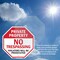 Signmission Private Property No Trespassing Vio, 10 inch X 10 inch, Aluminum Metal Signs, 2PK OC-A-2PACK-10-167 - alternate 6