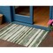 Homeroots 3' X 5' Sage And Beige Striped Washable Indoor Outdoor Area Rug 605903 - alternate 1