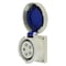 Walther-Werke Pin and Sleeve Receptacle, 20A, 230/3Ã¸Y 120/208, 3 Phase, 3 Pole, Blue, NEMA Not Rated 419509 - alternate 8