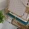 Martha Stewart Ryder Gold Mesh Metal Large Desktop Organizer With Paper File Letter Holder Organizer and Drawer HH-OHD19-GLD-MS - alternate 9