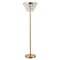 Jonathan Y Jemma 60" Crystal/Metal LED Floor Lamp, Brass Gold / Clear JYL9005B - alternate 7