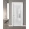 Sartodoors Solid French Door Frosted Glass 12 Lites, Felicia 3312 White Silk, Single Regural Panel Frame Trim FELICIA3312ID-WS-28 - alternate 5