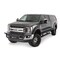 Warn Bumper Push Bar Trans4mer Gen III Powder Coated; Black; Steel; 2 In Diameter; Without Wrap Around 103508 - alternate 2