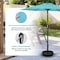 Simple Deluxe 7.5ft Patio Umbrella Outdoor Table Market Yard Umbrella with Push Button Tilt/Crank, 6 Sturdy Ribs LGBRLA7TUQ - alternate 7