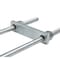 Mytee Products 18in Square 5/8in-11 U-Bolt Kit with Tie Bars, Hex Nuts & Lock Washers UBSB-18 - alternate 7