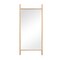 Homeroots 64" Natural Novelty Wood Framed Standing Mirror 565049 - alternate 1