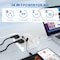 Jouleloom Power Strip Surge Protector with 8 Outlets, 4 USB and 2 USB C Ports, 5 Ft Extension Cord,  SOPOWERSTRIP14WHT - alternate 7