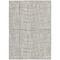 Homeroots 8' X 10' Taupe And Beige Striped Washable Indoor Outdoor Area Rug 583471 - alternate 9