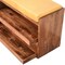 Homeroots 35in Brown and Solid Wood Storage Bench With Shoe Storage 718252 - alternate 9