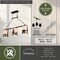 Vaxcel Acadia 3L Bronze Rustic Linear Chandelier Island Pendant Light Fixture Bear and Tree H0302 - alternate 8