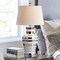 Jonathan Y Zilar Striped 28.75" Ceramic/Iron Classic Modern LED Table Lamp, Silver JYL6603A - alternate 10