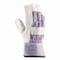 Pip Leather Palm Gloves, Cotton; Split Cowhide Leather; Synthetic Fabric, Elastic Cuff Cuff, Wing Thumb 84-7532/XL - alternate 4