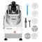 Vevor Food Processor Vegetable Chopper w/ 6 Blades Food-Grade Stainless Steel Blender VC65MS - alternate 1