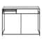 Homeroots 42" Gray and Dark Gray Computer Desk 376543 - alternate 1
