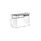 Homeroots 48" Gray and Clear Computer Desk 333542 - alternate 3