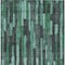 Homeroots 9' X 12' Sage Teal Blue And Emerald Striped Washable Indoor Outdoor Area Rug 608974 - alternate 9