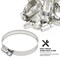 Everflow Stainless Steel Worm Drive Hose Clamps 4-3/4'' - 7'' Adjustable SAE 104, 10PK 57104SSHCA - alternate 7