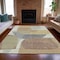 Homeroots 8' X 10' Fern Green And Gray Abstract Washable Indoor Outdoor Area Rug 632158 - alternate 8