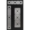 Vdomdoors Aluminum Door Iron 1655 Black Entry Steel Metal Classic Painted 52 x 96 (36+16 x 80+16)-Left Inswin IRON1655EXD-BLK-W36+16xH80+16-LH-I - alternate 5