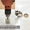 Neiko Diamond Drill Bit Set for Bottles, Pots, Marble, 5 Piece, 1/4-Inch Shank 00823A - alternate 5