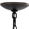 Homeroots Bronze Chandelier Iron Ceiling Light With Clear Shades 651699 - alternate 4