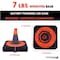 Traffic Kontrol 28in Collapsible Traffic Road Cone, 2 Reflective Collars, Orange Without LED, 1PC TKTCC-28-7-OR-2C - alternate 7