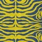 Homeroots 9' X 12' Yellow And Blue Animal Print Washable Indoor Outdoor Area Rug 600718 - alternate 9