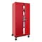 Sandusky Lee Heavy Duty Mobile Welded Steel Storage Cabinet, 36x24x72, Red TA4R362472-01 - alternate 7