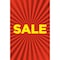 Showdown Displays 24 In  X 36 In  Superstrong Angle Iron Frame Graphics - Sale Red Burst 908032-005 - alternate 2