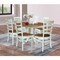 Whitewood Industries Rectangular Extension Dining Table W/ 6 Chairs, 36 in W, 29.3 in L, 48 in H, Parawood, 7 K79-36RXT-C617-6 - alternate 4