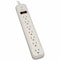 Tripp Lite Outlet Strip, Surge, 7 5-15R, 5-15P, 12 ft., Light Gray TLP712 - alternate 1