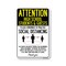 Signmission PSA, High School Students And Guests Practice Social Distancing, 24in X 18in Decal, NS-D-1824-25391 OS-NS-D-1824-25391 - alternate 1