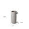 Homeroots 9" Gray Cylinder Ceramic Urns Jars 392209 - alternate 8